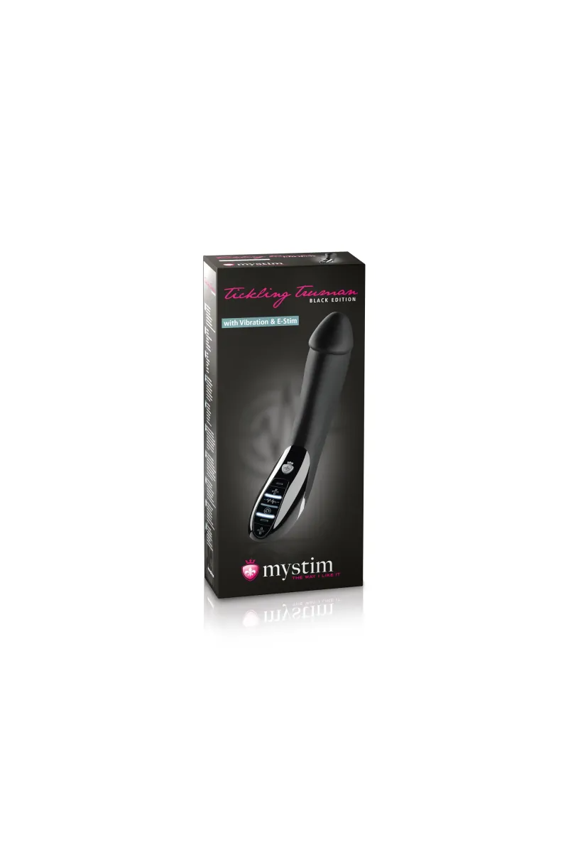 Mystim Tickling Truman eStim Vibrator, Black Edition
