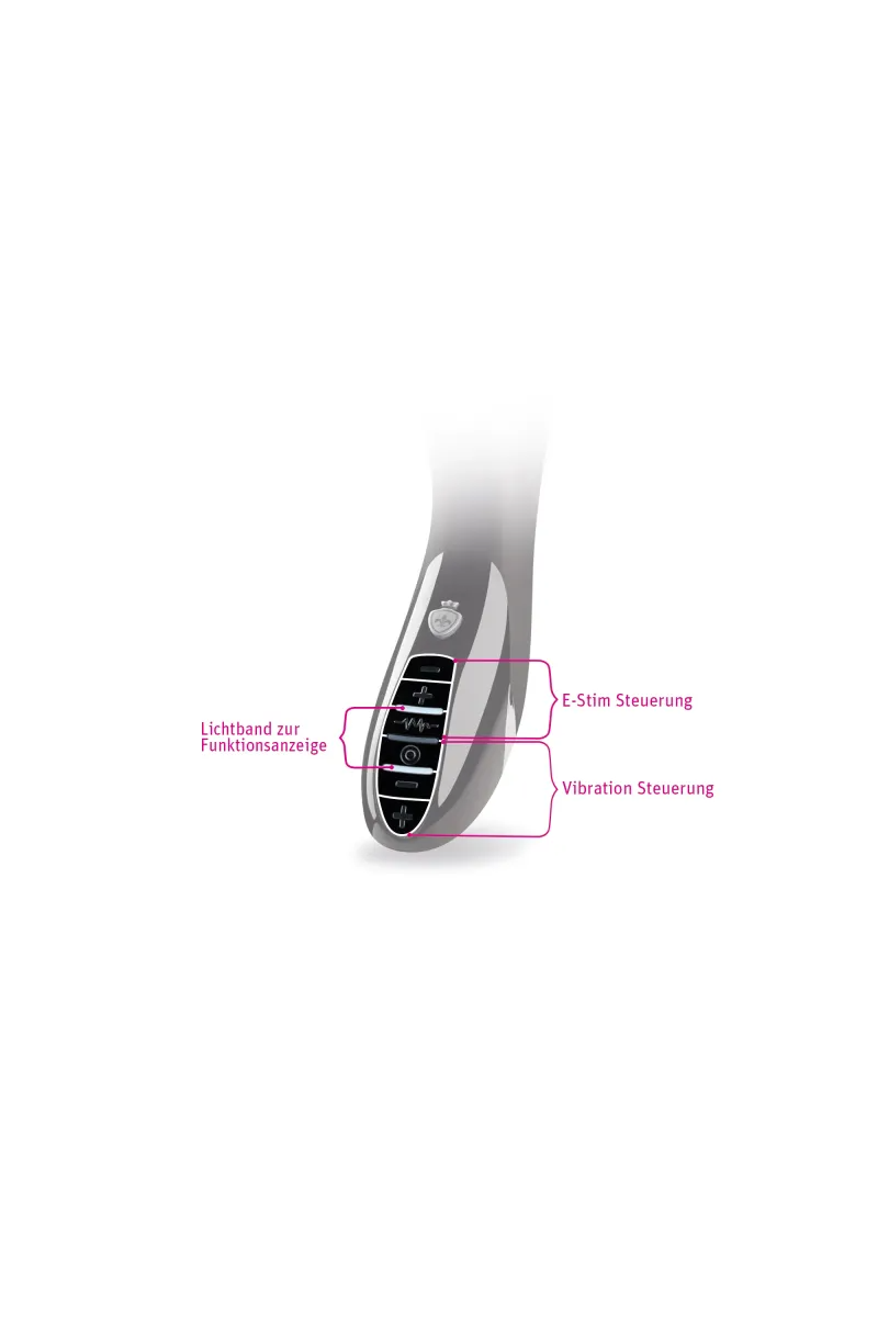 Mystim Tickling Truman eStim Vibrator, Black Edition