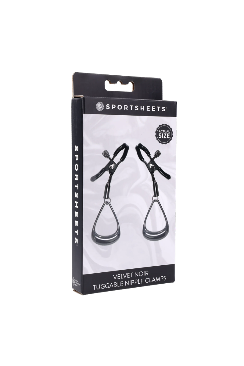 Velvet Noir Tuggable Nipple Clamps