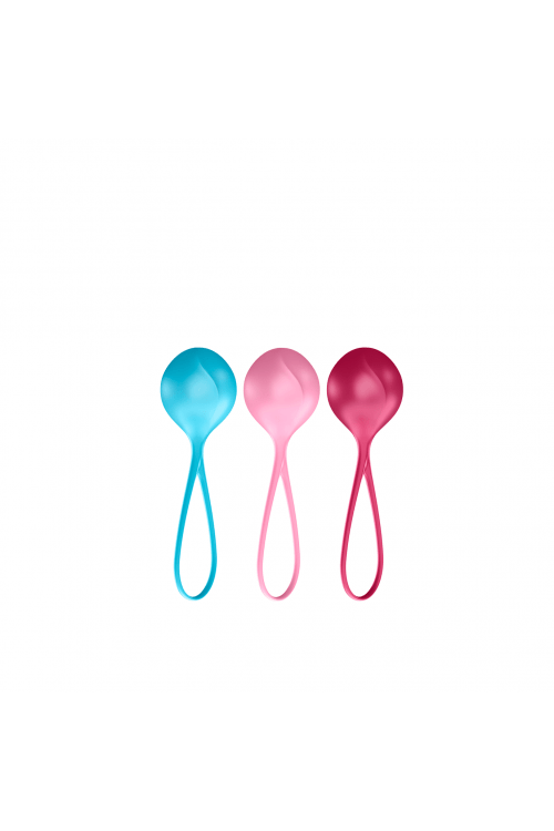 Strengthening Balls (set of 3) - turquoise, red, pink - Free Shipping