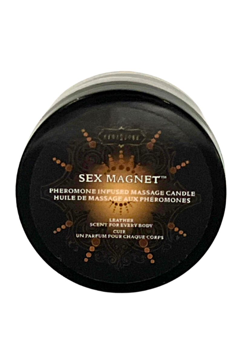 Sex Magnet Pheromone - Leather Massage candle 1.7 oz/48 g