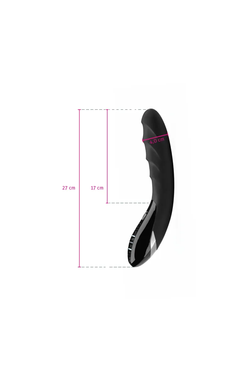 Mystim Sizzling Simon eStim Vibrator, Black Edition