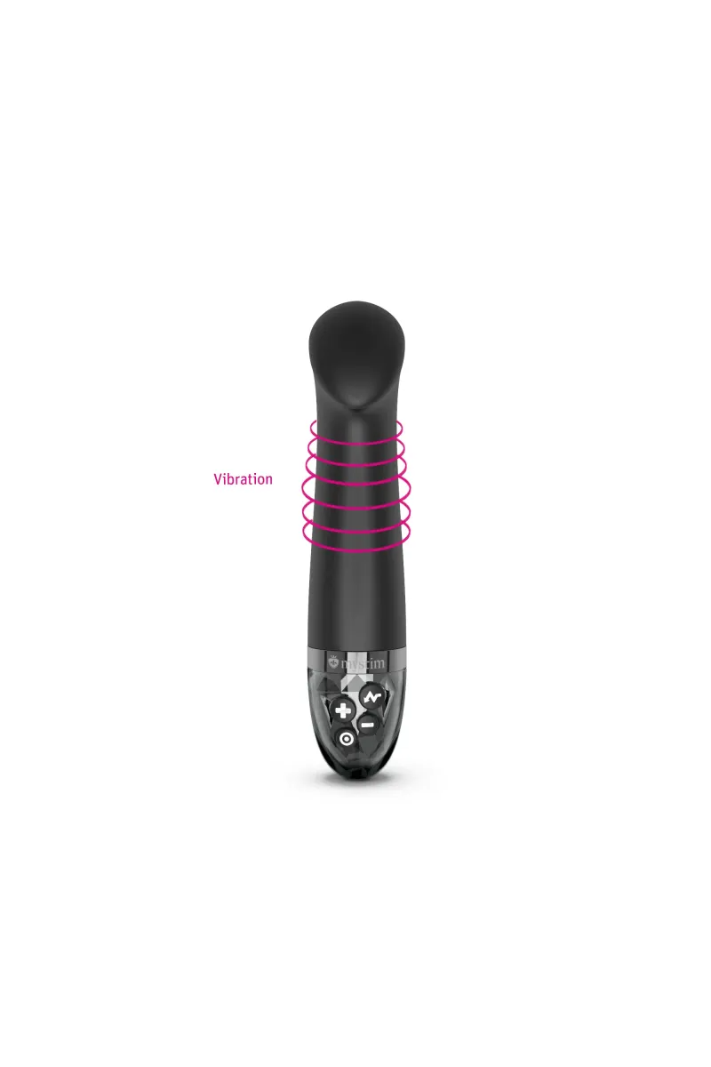 Mystim Right on Ron eStimVibrator, Black