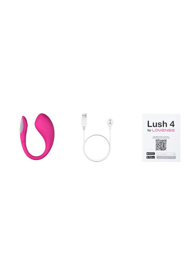 LOVENSE LUSH 4 REMOTE CONTOL VIBRATOR - PINK