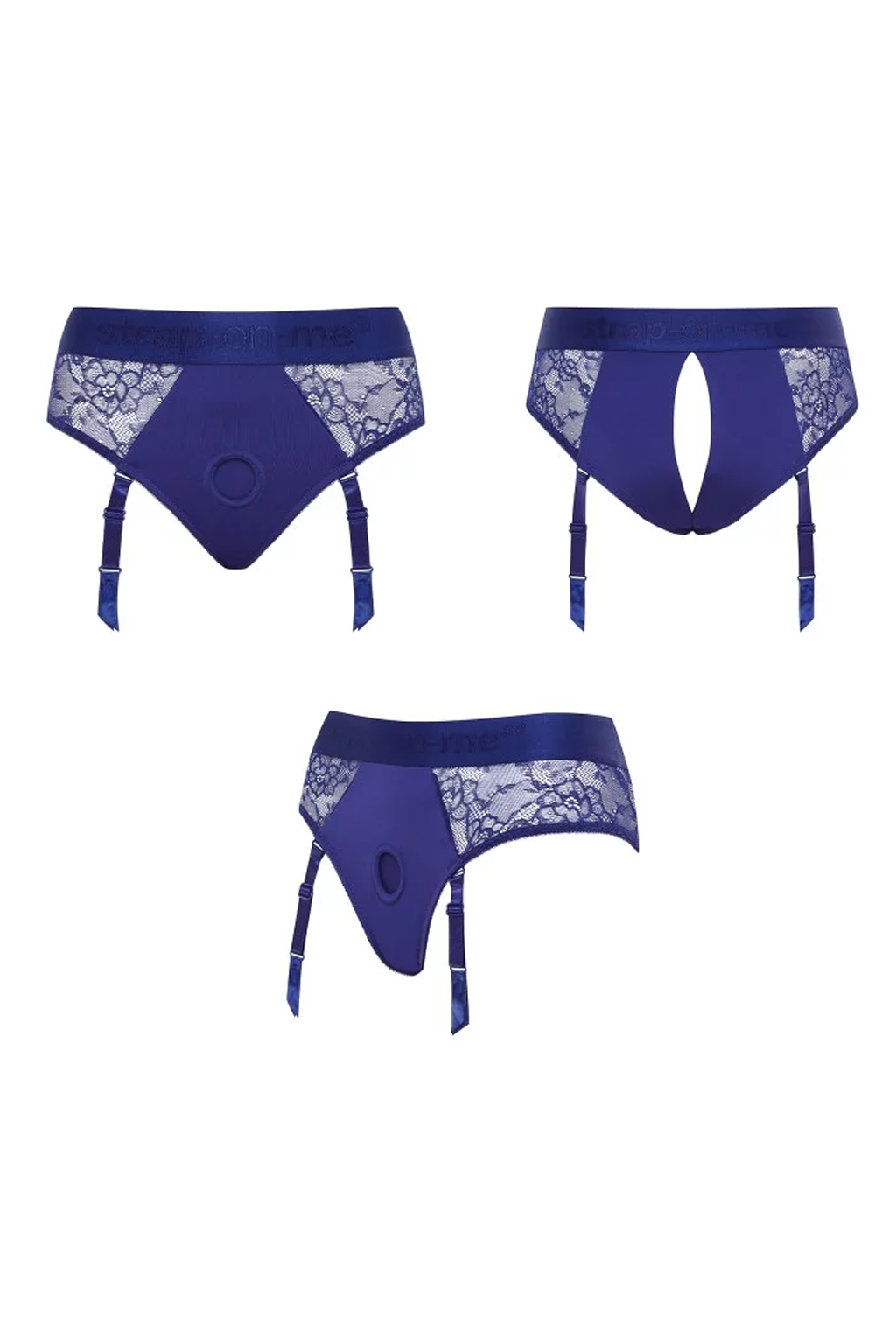 HARNESS LINGERIE DIVA - XL - NIGHT BLUE