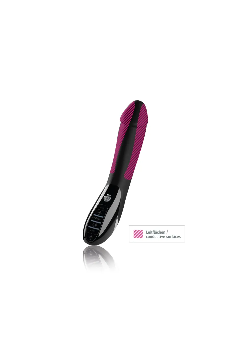 Mystim Tickling Truman eStim Vibrator, Black Edition