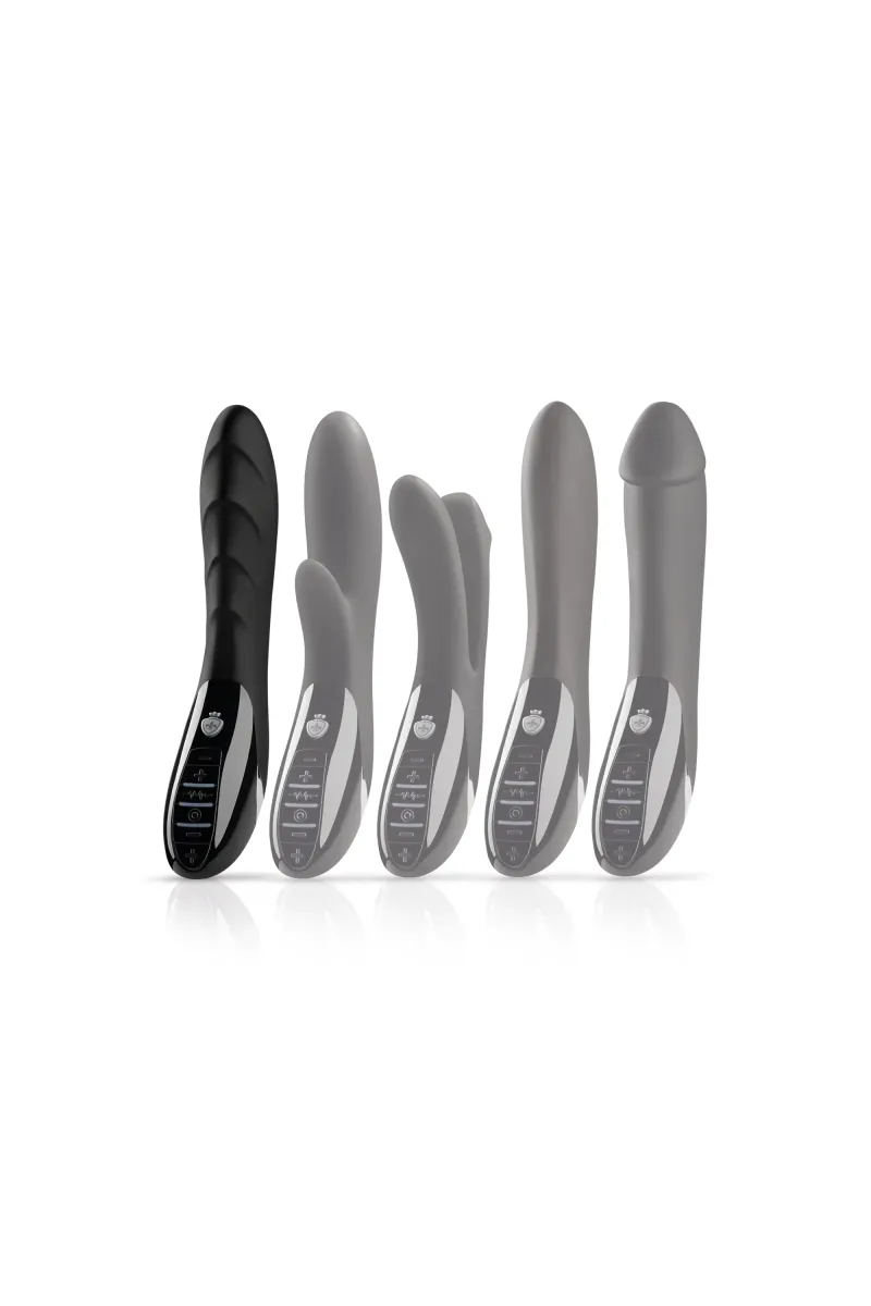Mystim Sizzling Simon eStim Vibrator, Black Edition