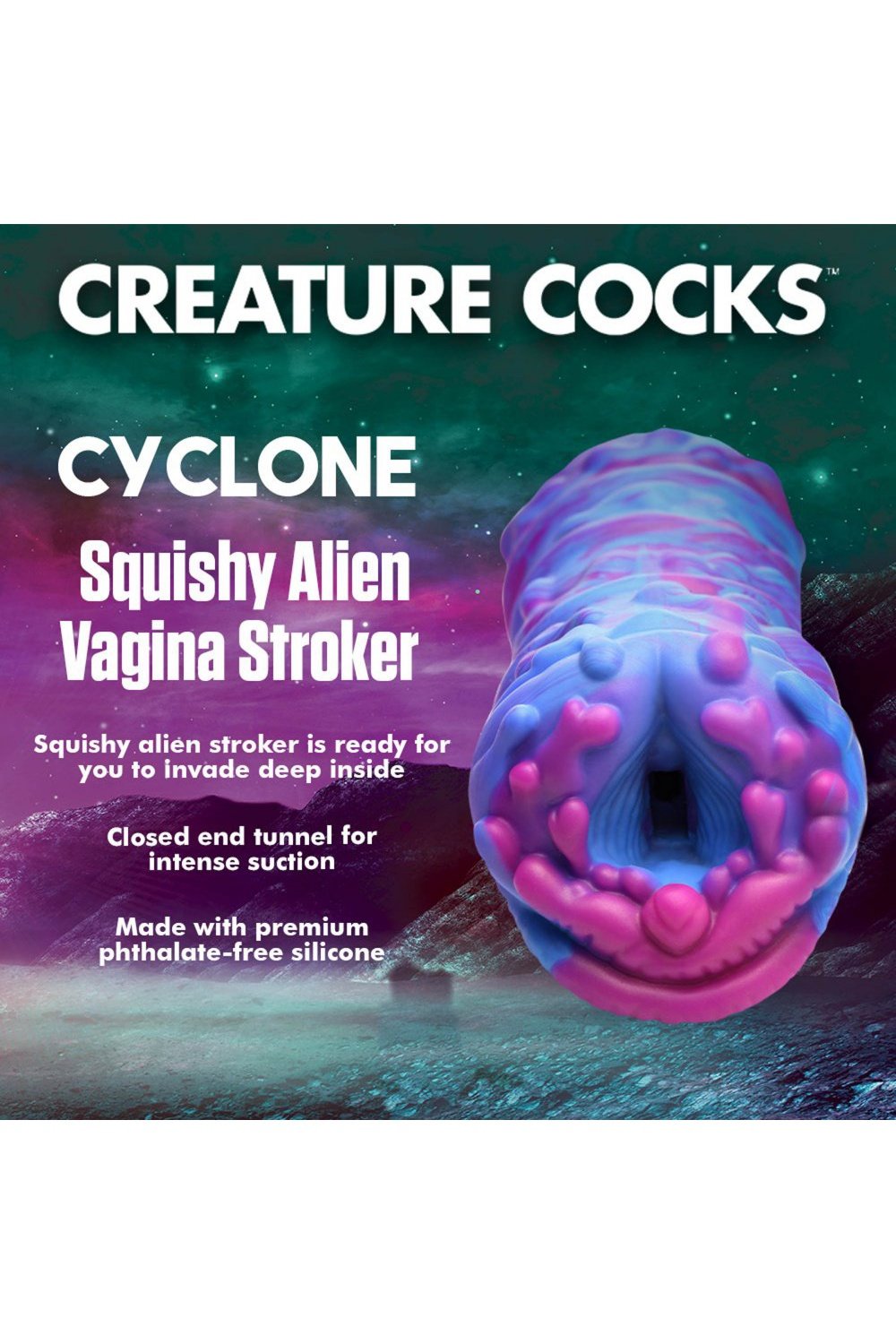 Cyclone Squishy Alien Vagina Stroker Free Shipping