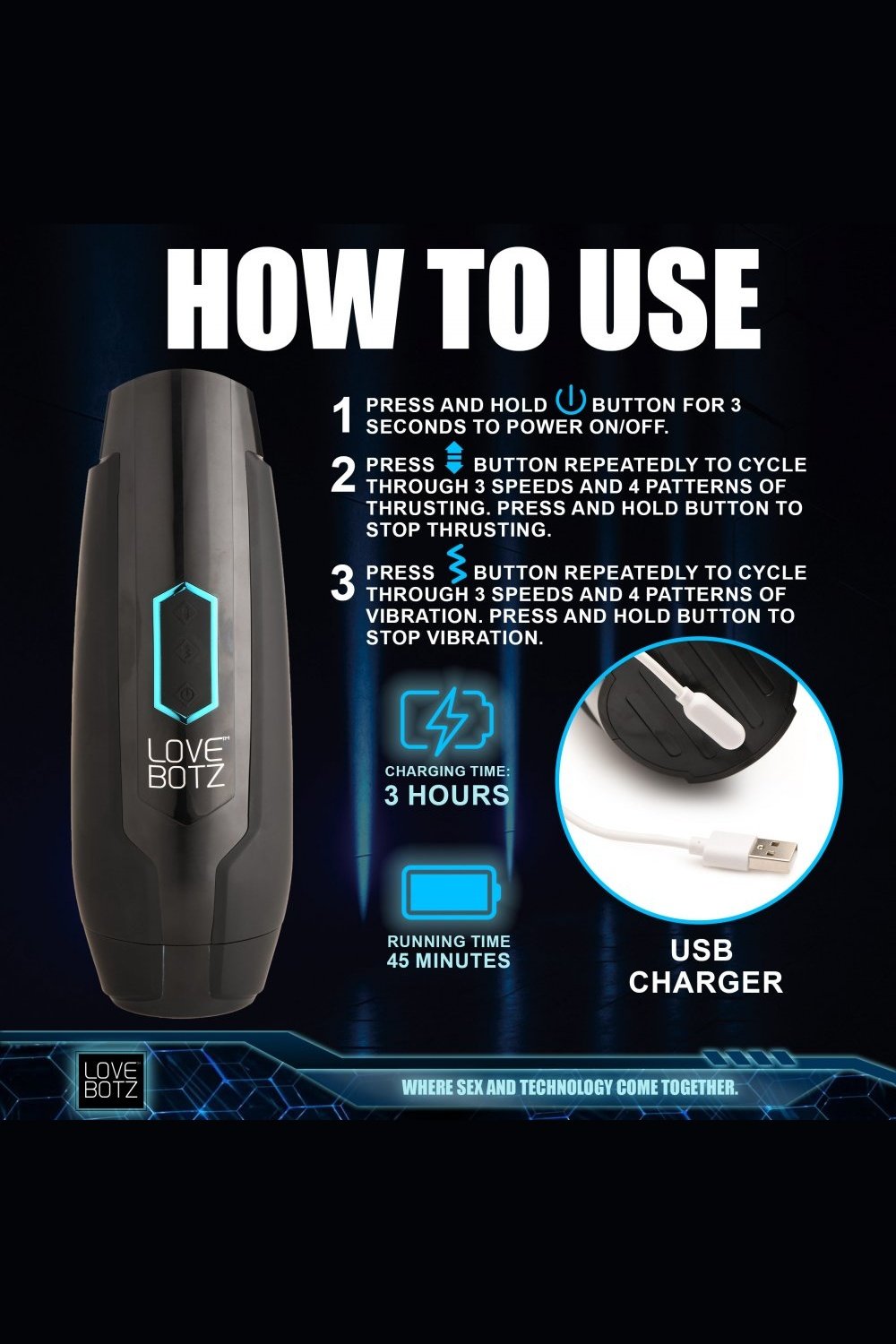 The Milker Max Thrusting and Vibrating Masturbator Free Shipping