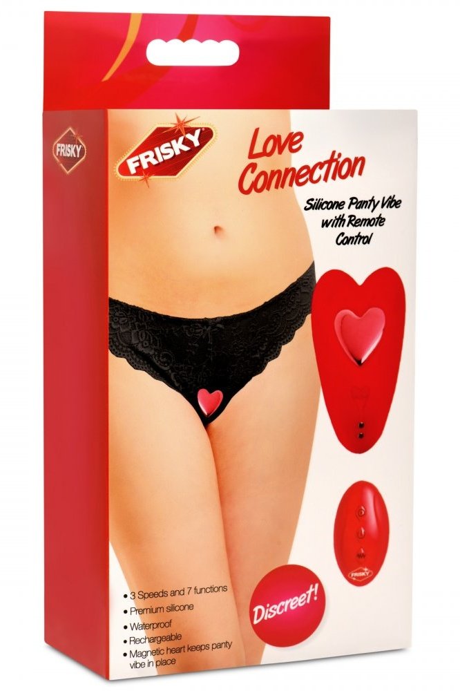 Love Connection Silicone Panty Vibe with Remote Control - Free Shipping