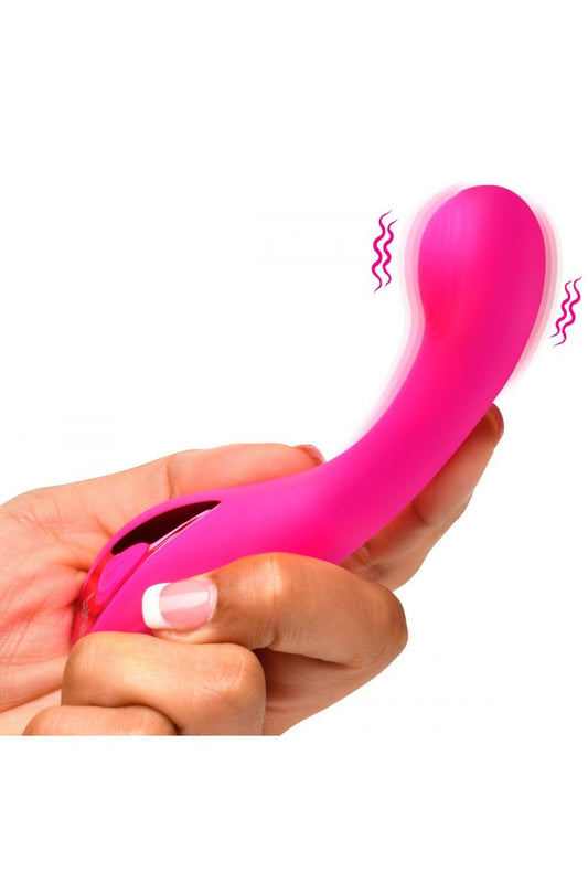 G-Spot Silicone Vibrator - Pink