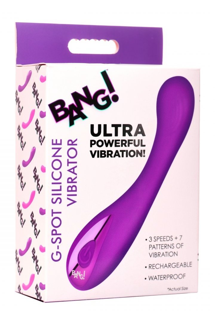 G-Spot Silicone Vibrator - Purple