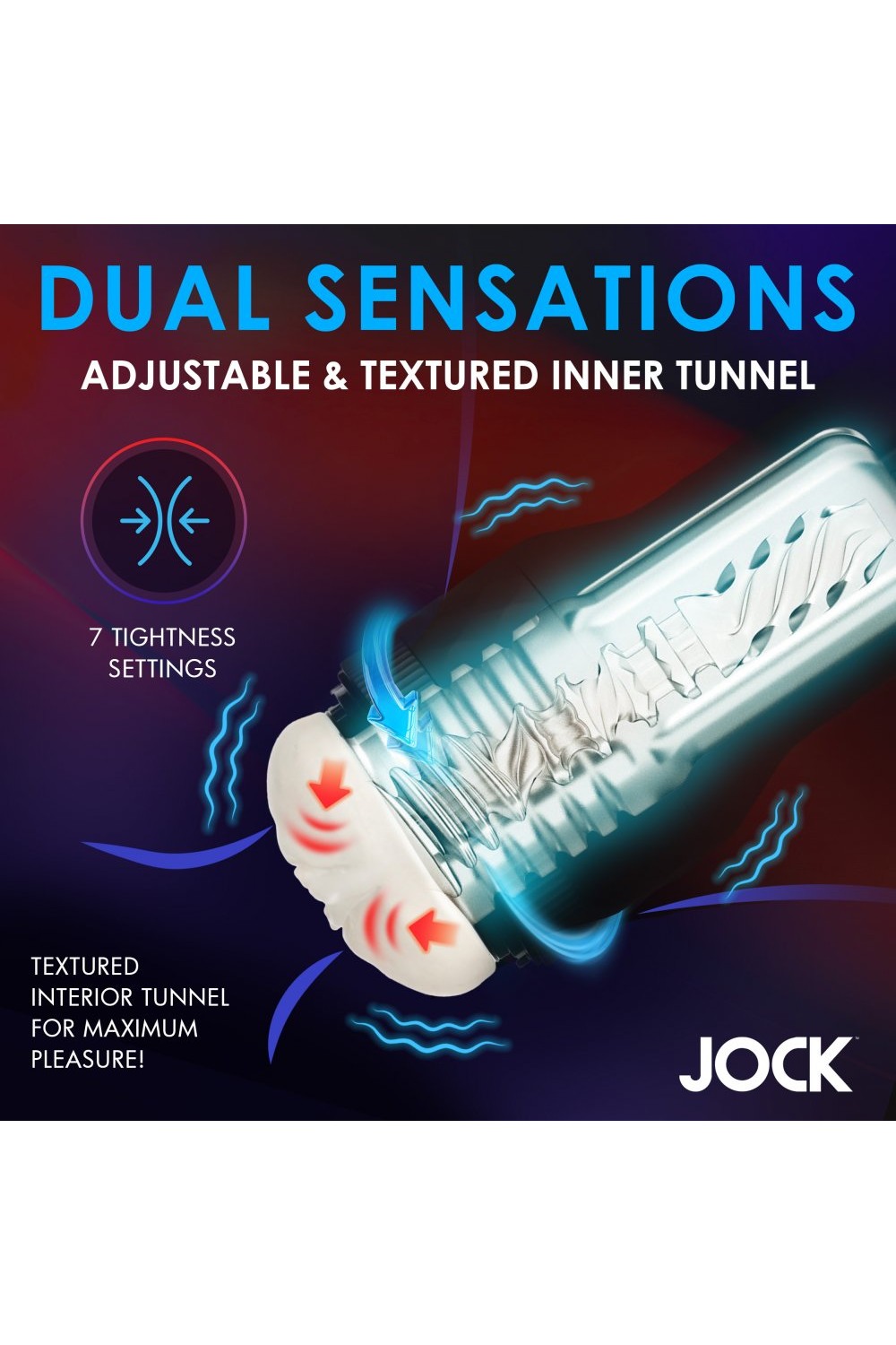Tightening and Vibrating Masturbator - Free Shipping