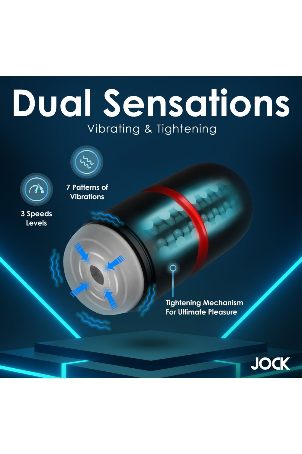 JOCK Tightening & Vibrating Masturbator