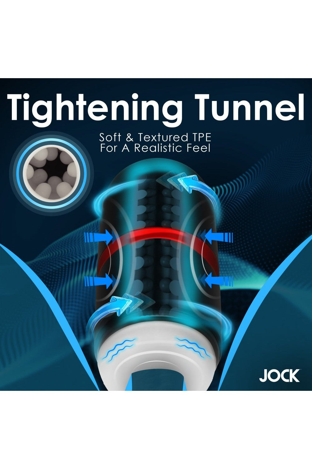 JOCK Tightening & Vibrating Masturbator