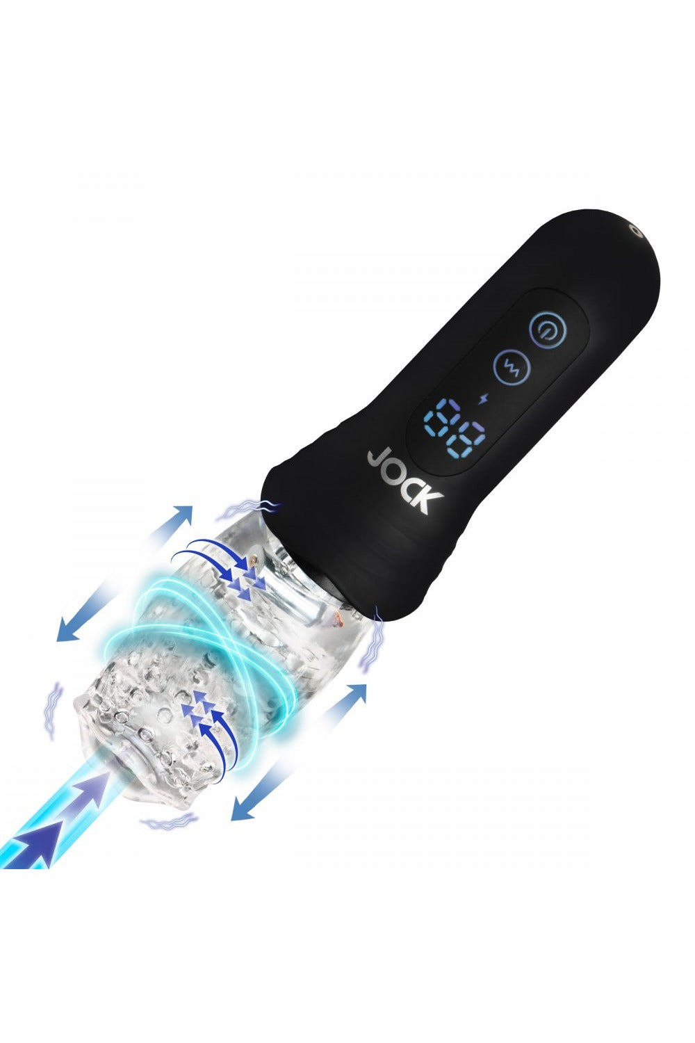 Spinning, Thrusting and Vibrating Masturbator - Free Shipping