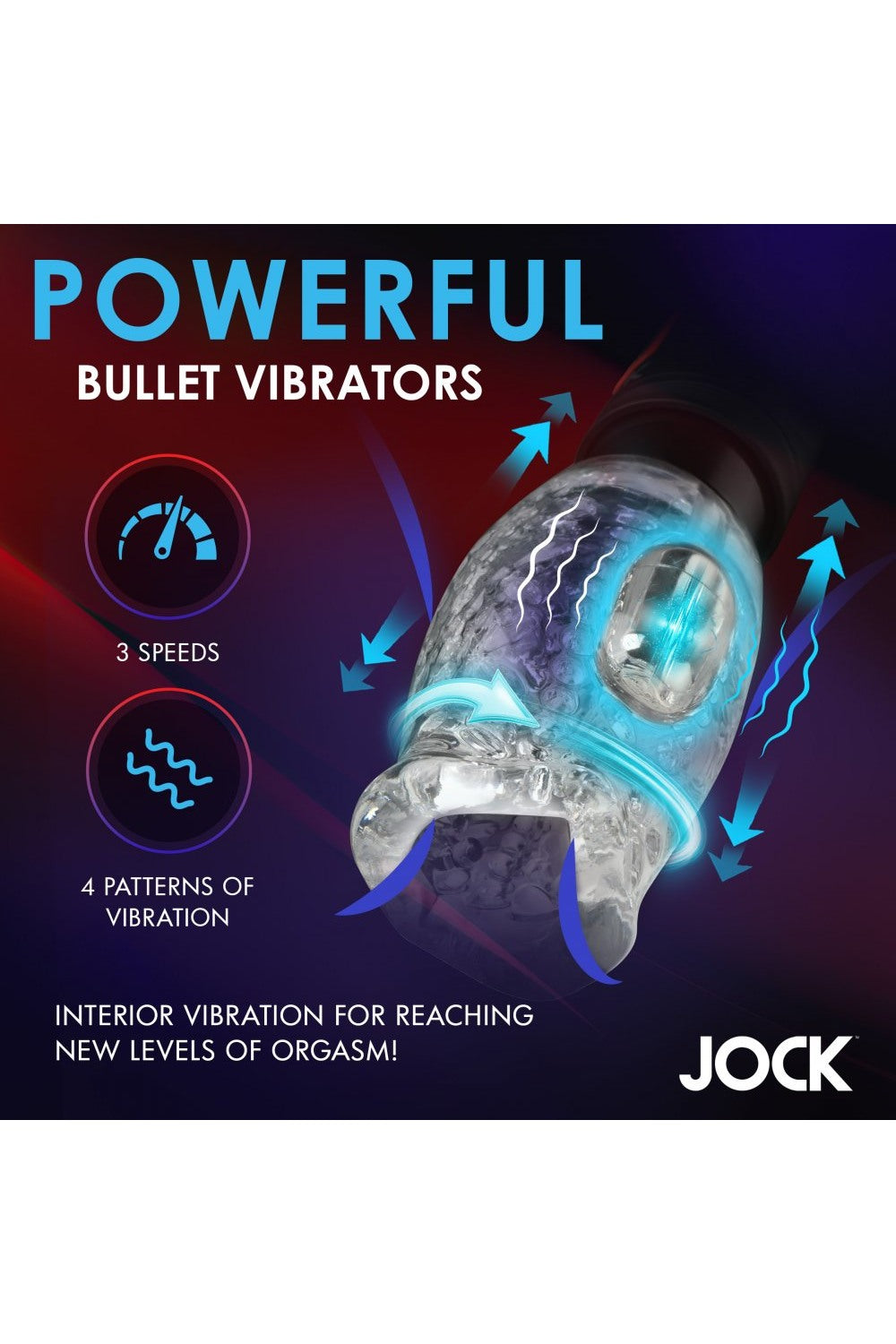 Spinning and Thrusting Masturbator with 2 Bullets - Free Shipping