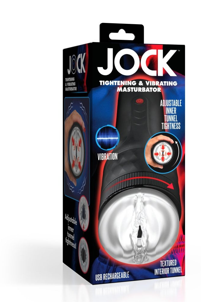 Tightening and Vibrating Masturbator - Free Shipping