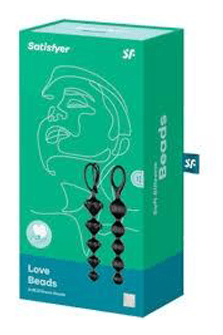 Love Beads (set of 2)(Black) - black - Free Shipping
