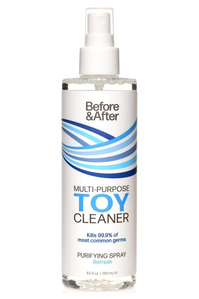 Before and After Anti-Bacterial Adult Toy Cleaner 8 fl oz