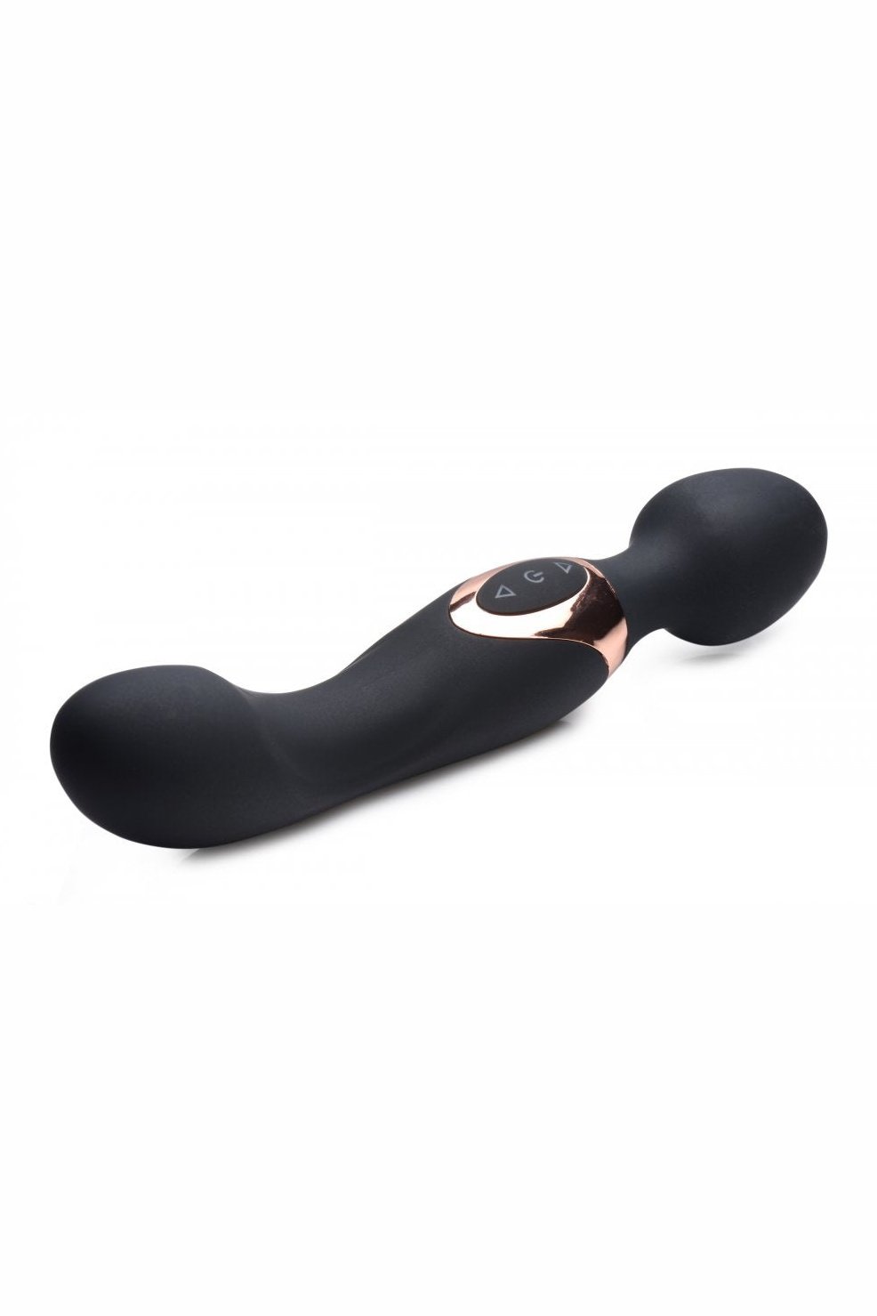 10X Dual Duchess 2-in-1 Silicone Massager - Black Free Shipping