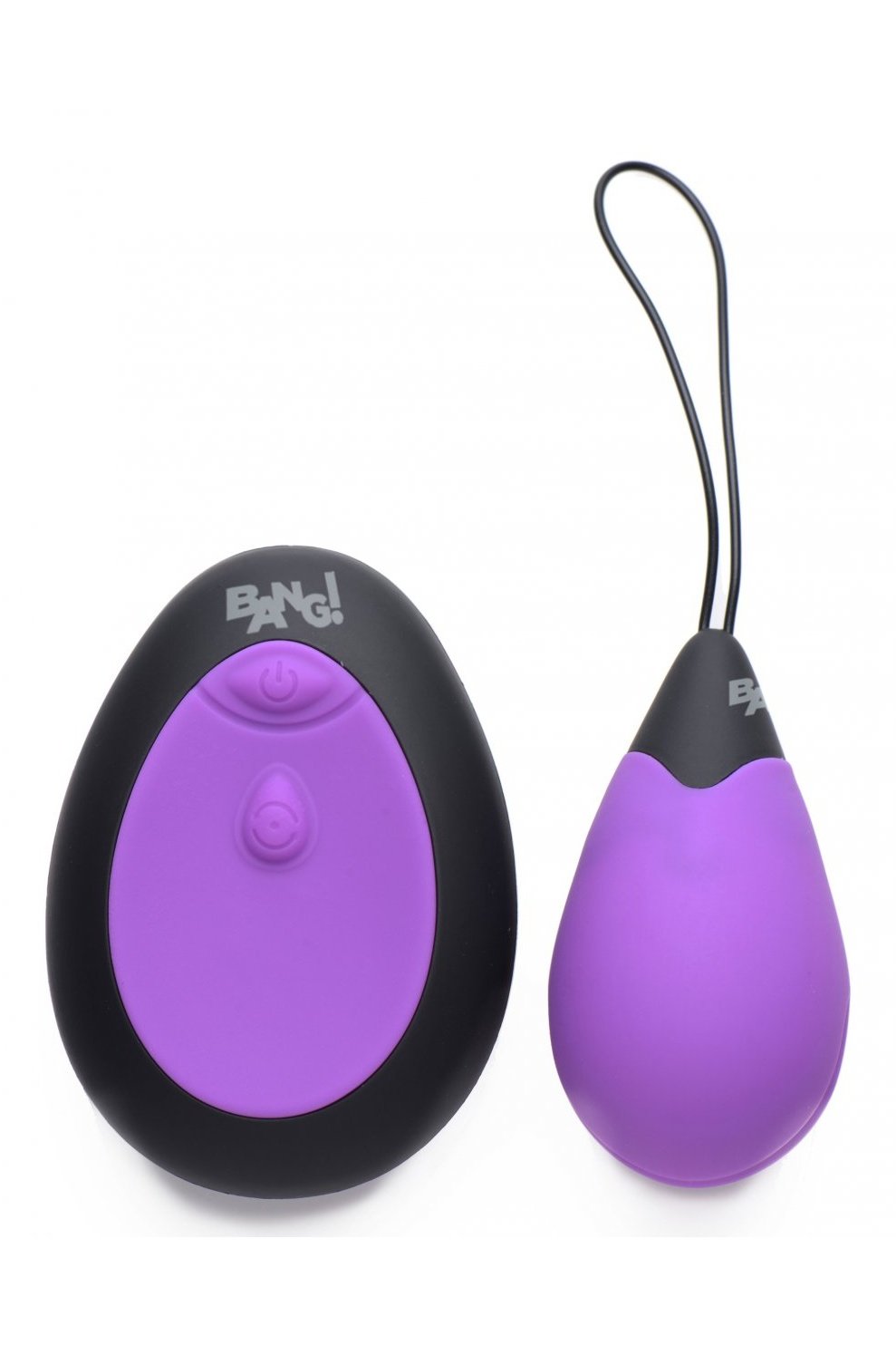 10X Silicone Vibrating Egg - Purple - Free Shipping