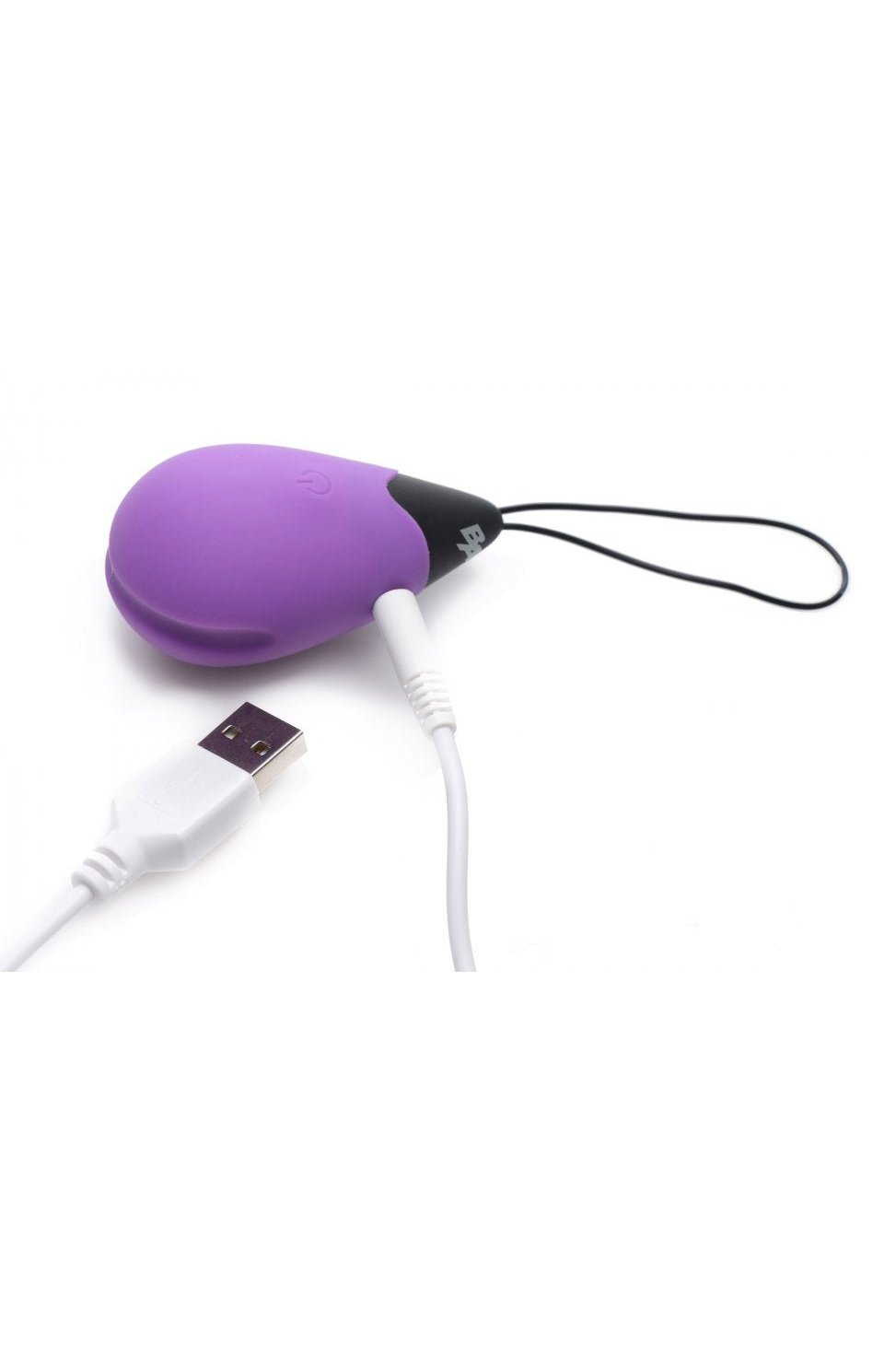 10X Silicone Vibrating Egg - Purple - Free Shipping