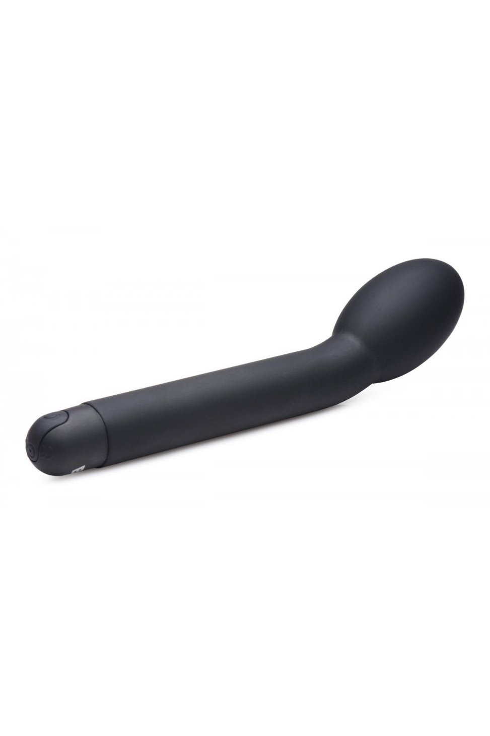 10X Silicone G-Spot Vibrator - Black - Free Shipping