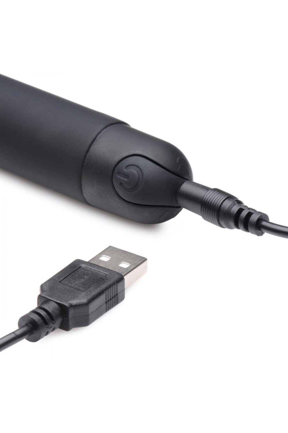 10X Silicone G-Spot Vibrator - Black - Free Shipping