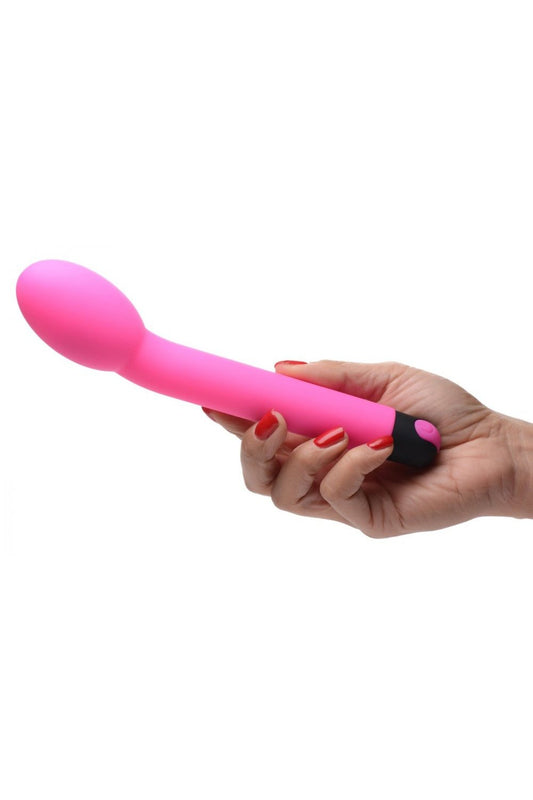 10X Silicone G-Spot Vibrator - Pink - Free Shipping