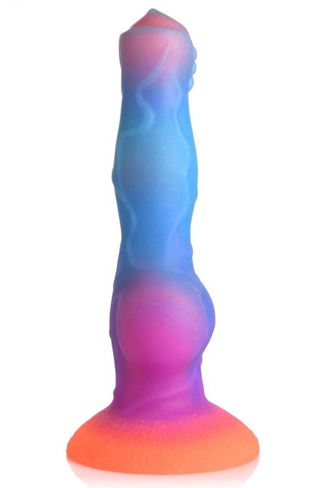 Space Cock Glow-in-the-Dark Silicone Alien Dildo Free Shipping