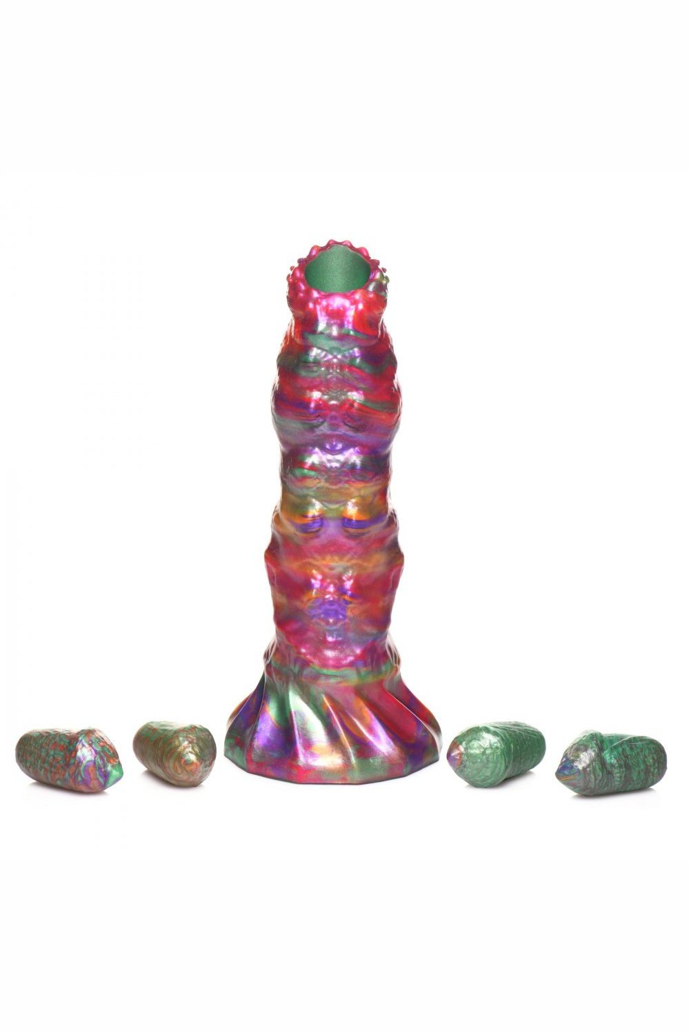 Larva Silicone Ovipositor Dildo with Eggs Free Shipping