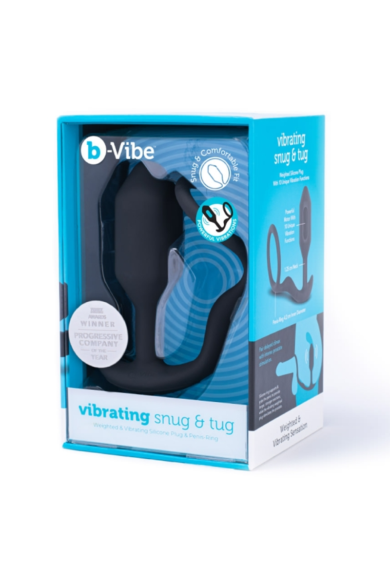VIBRATING SNUG & TUG | M | BLACK