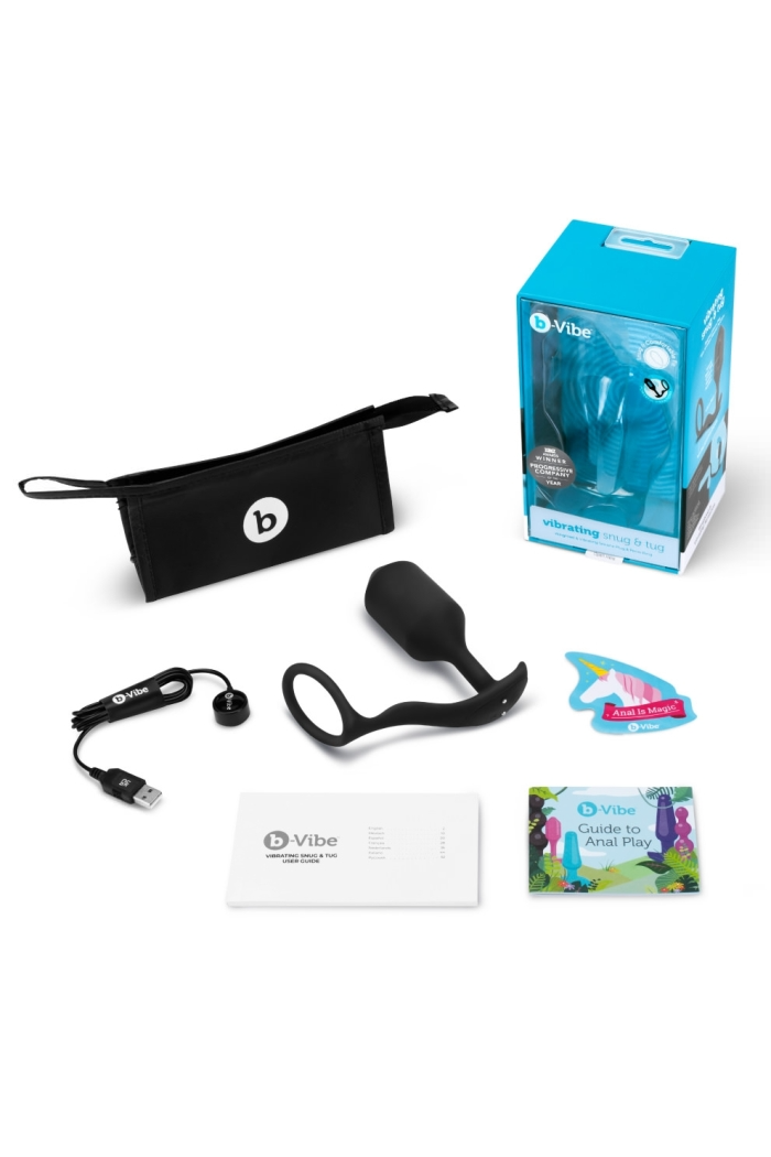 VIBRATING SNUG & TUG | XL | BLACK