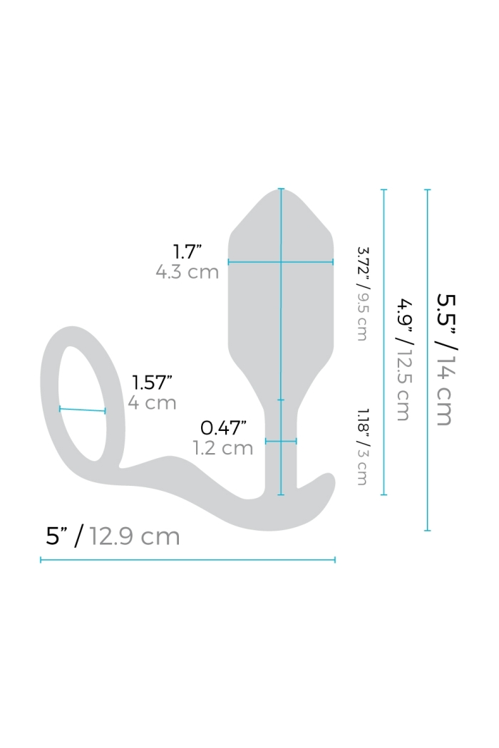 VIBRATING SNUG & TUG | XL | BLACK