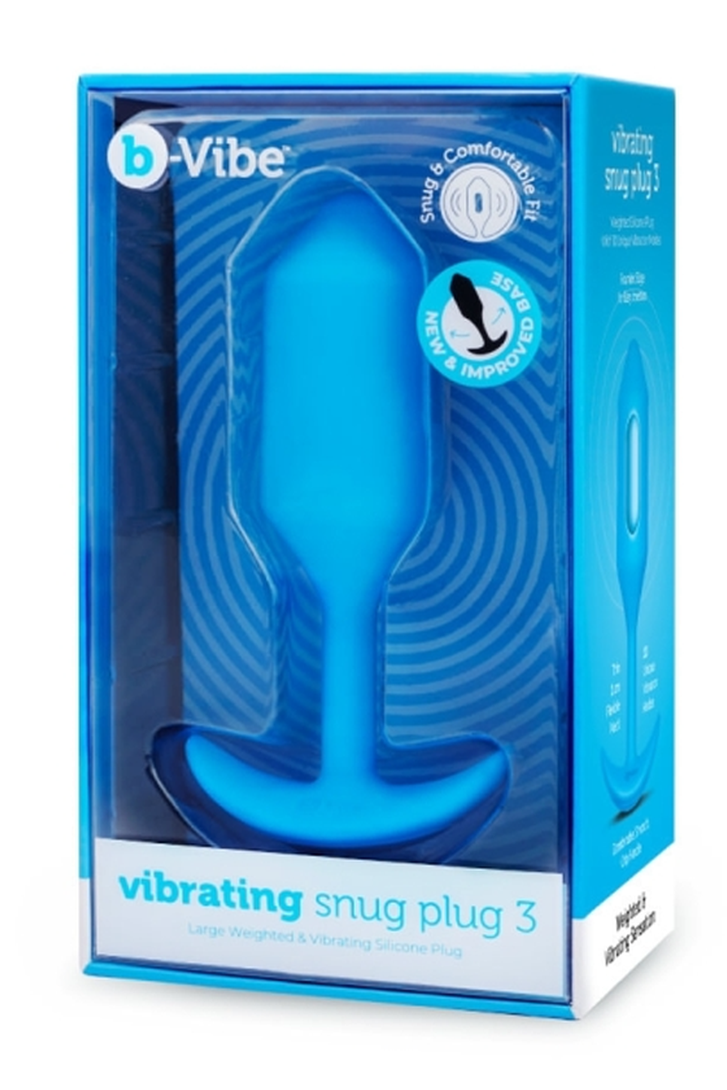VIBRATING SNUG PLUG | L | BLUE