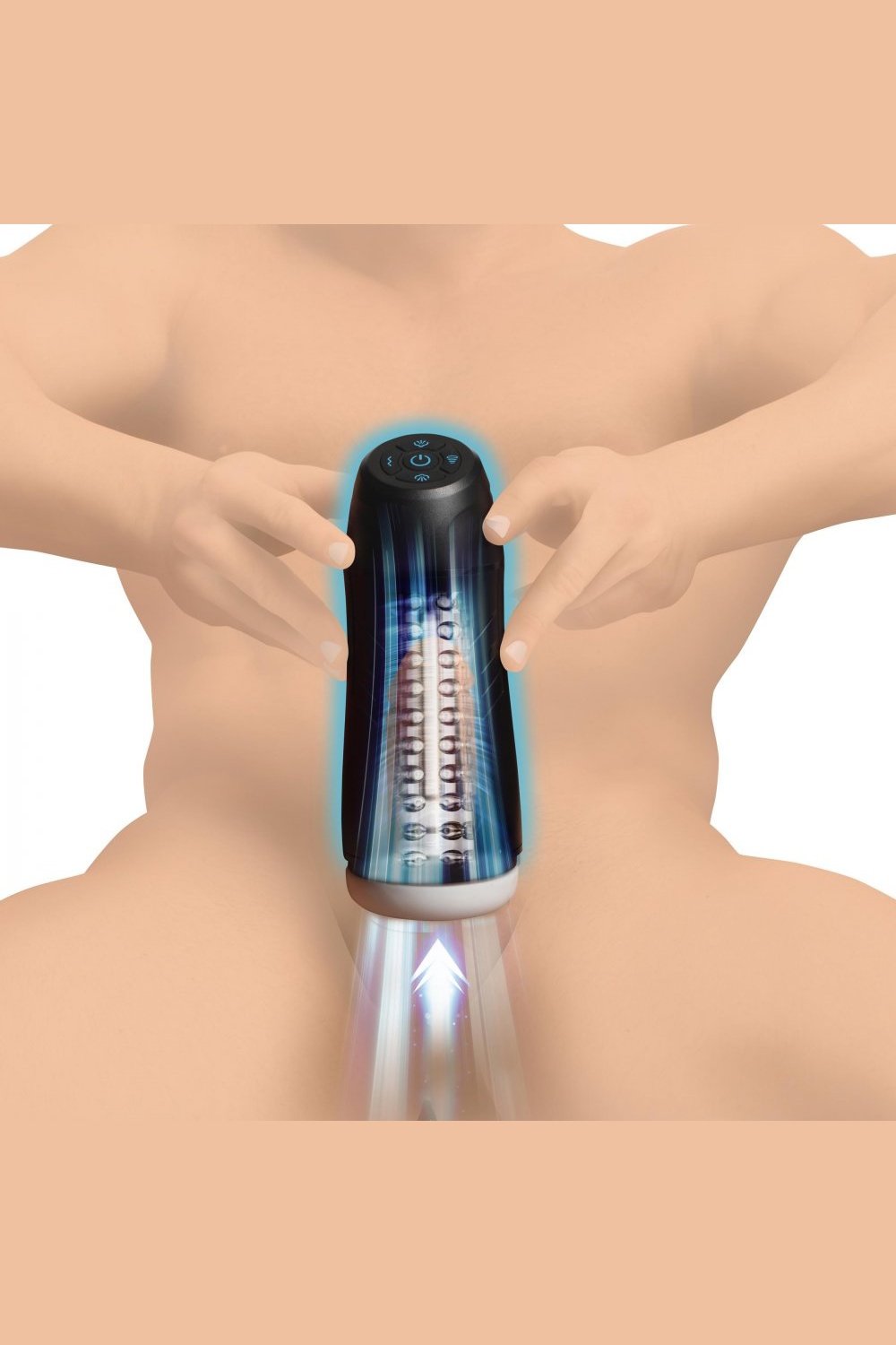 9X Sucking and Vibrating Masturbator - Free Shipping