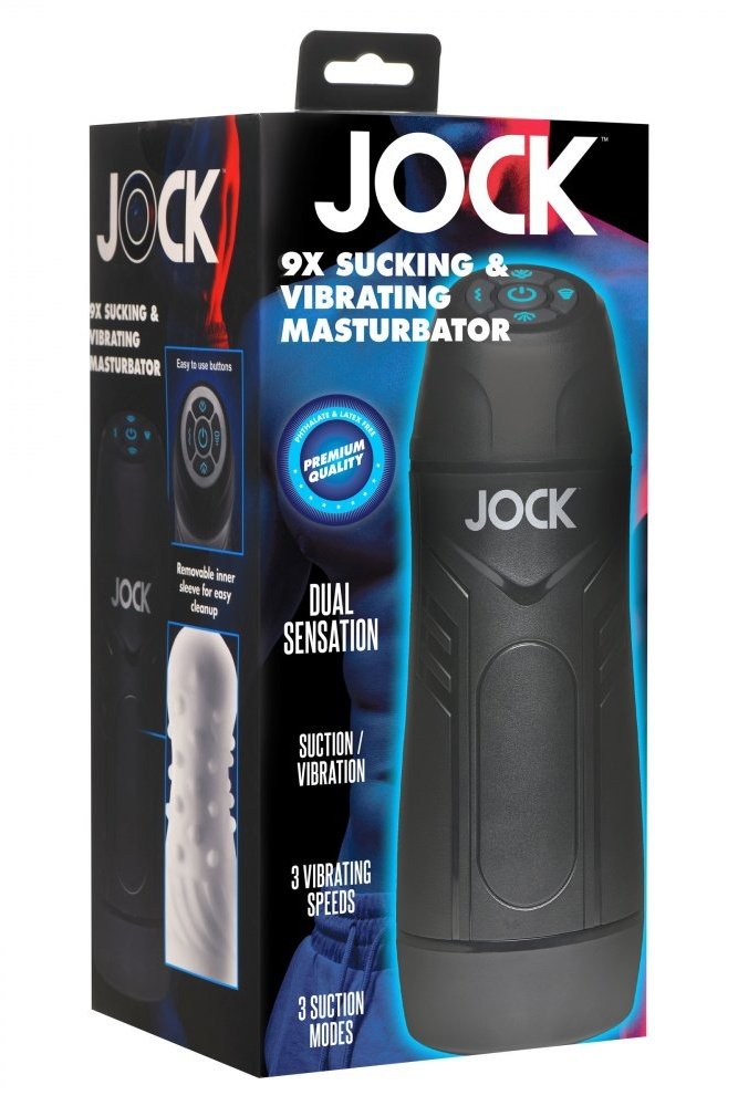 9X Sucking and Vibrating Masturbator - Free Shipping
