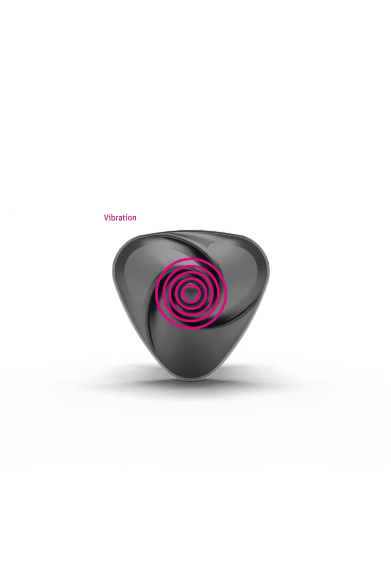 Mystim Heart's Desire eStim layonvibrator, Black