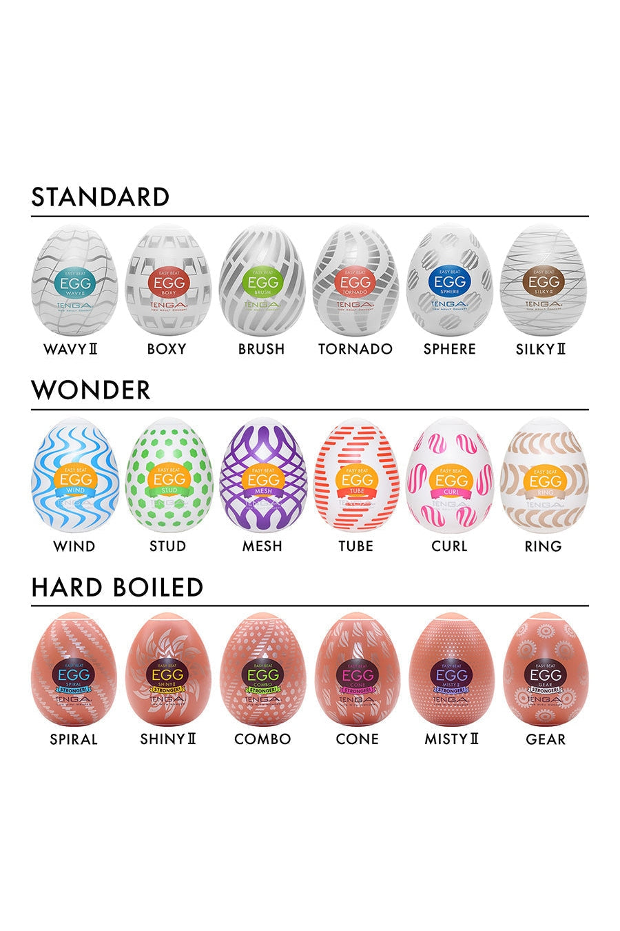EGG VARIETY PACK - HARD BOILED II