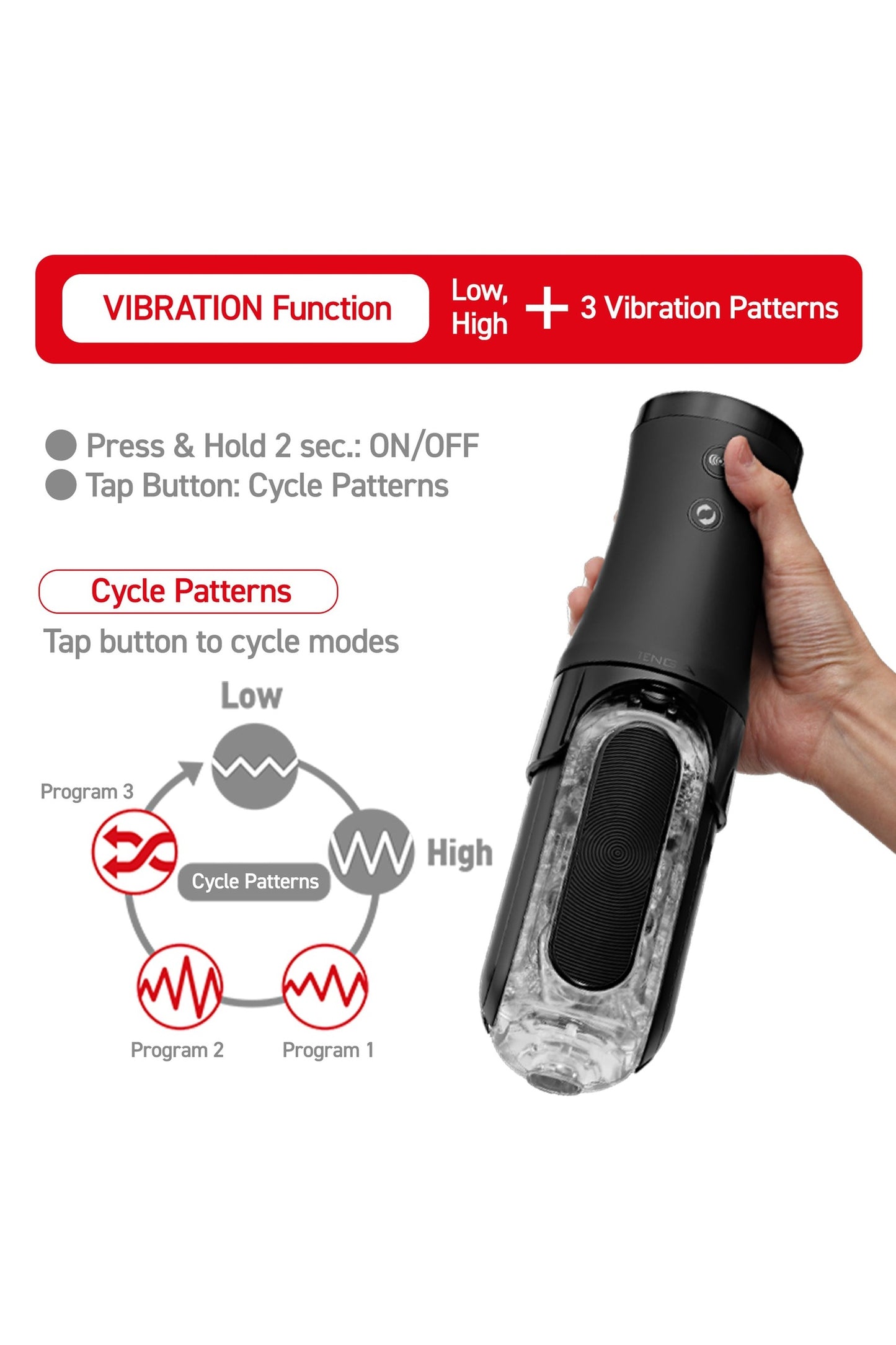 FLIP ZERO ELECTRONIC VIBROTATION