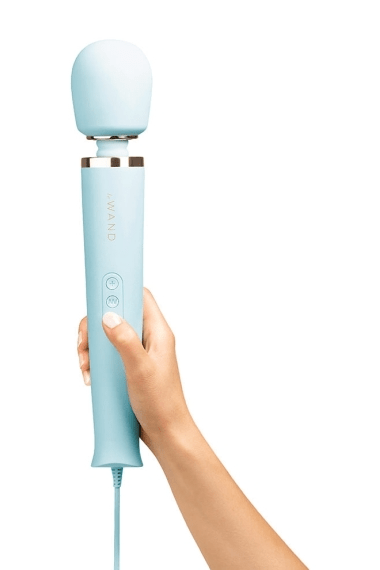 Plug-In Vibrating Massager - Sky Blue