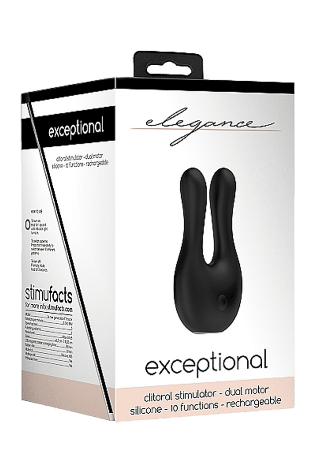 Elegance Exceptional Dual Clitoral Vibrator - Free Shipping