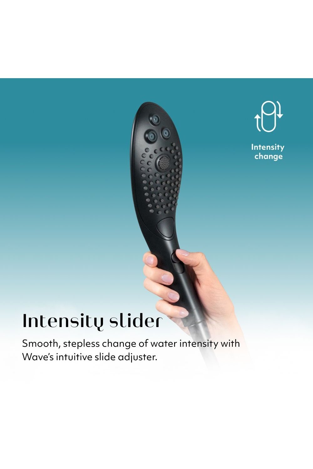 Wave - Black - Shower Head - Free Shipping