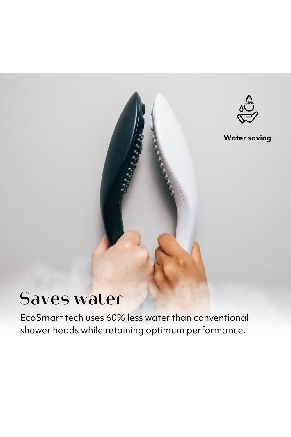 Wave - White - Shower Head - Free Shipping