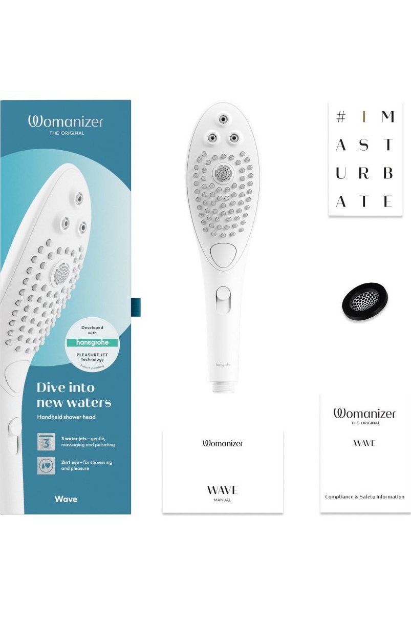 Wave - White - Shower Head - Free Shipping