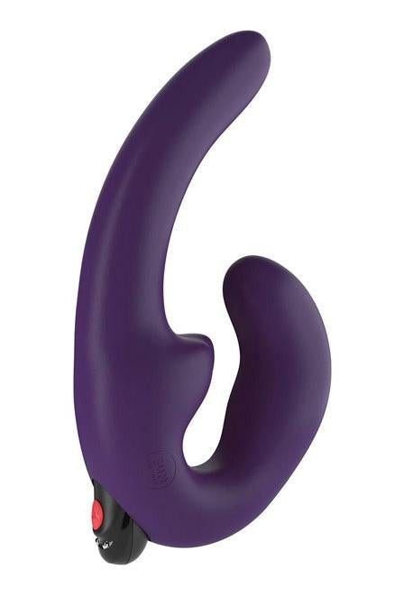 STRAPLESS DOUBLE DILDO DARK VIOLET free shipping - ToysZone.ca