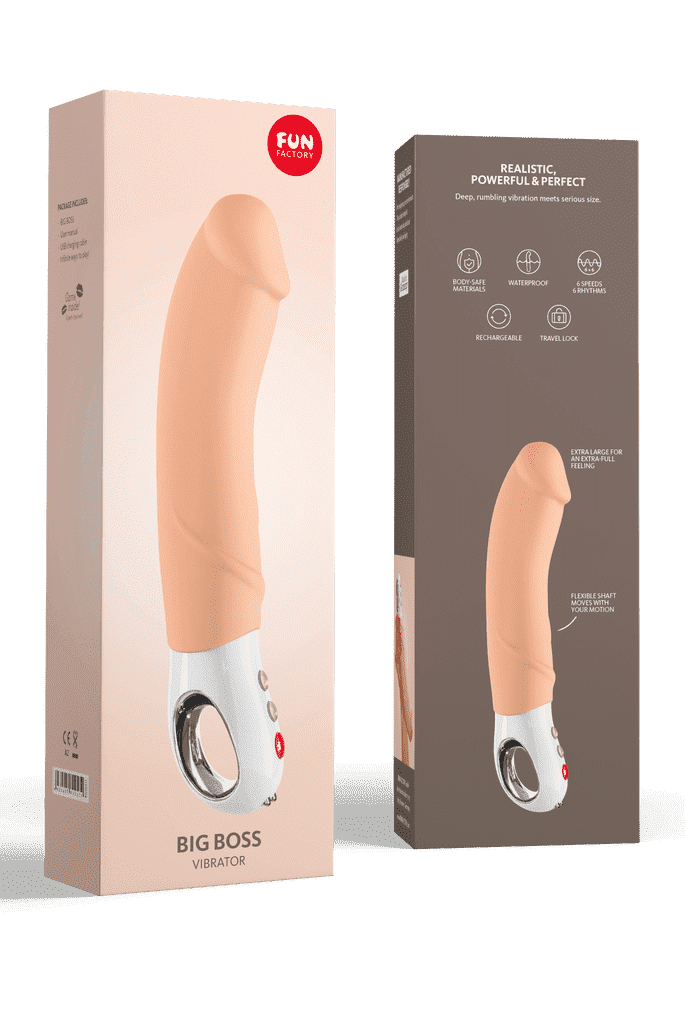 Fun Factory Big Boss G5 G-Spot Vibrator Nude freeshipping - ToysZone.ca