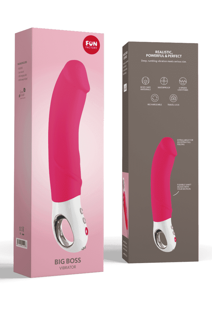 Fun Factory Big Boss G5 G-Spot Vibrator Pink freeshipping - ToysZone.ca