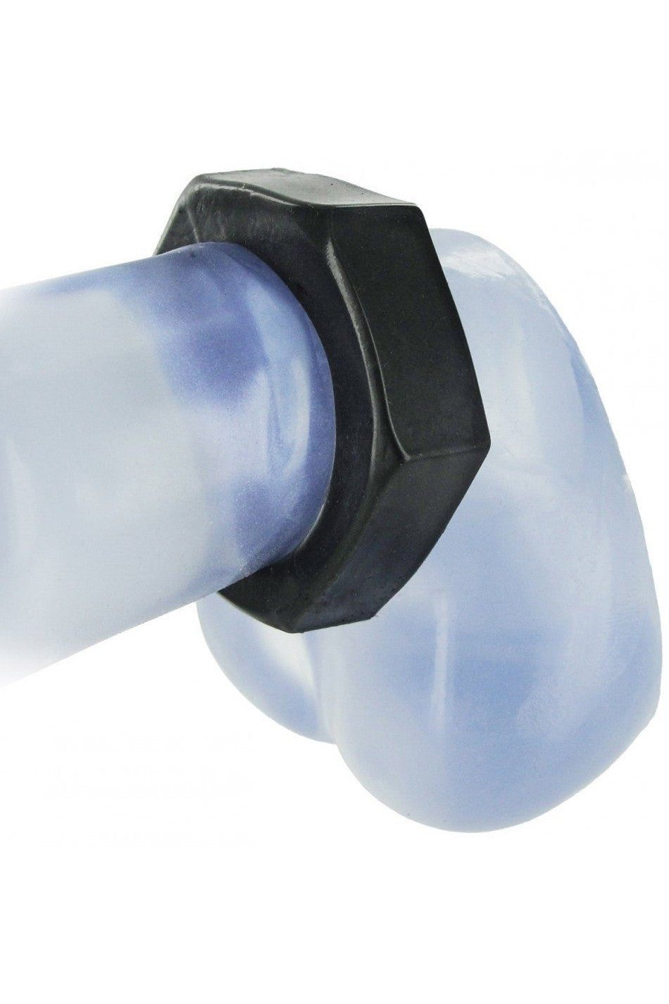 HexNut Cock Ring - Black freeshipping - ToysZone.ca